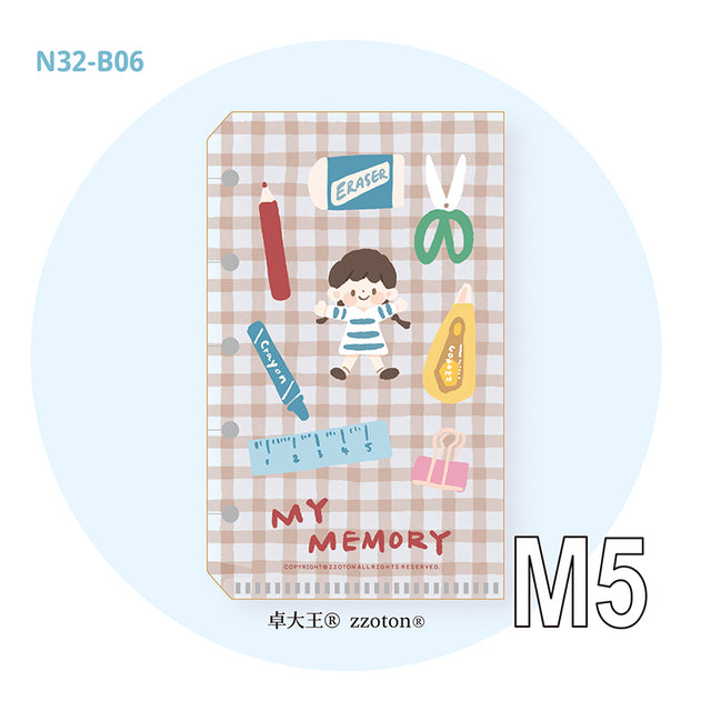 Molinta - Stationery M5 Loose Leaf Storage Folder

Store all your little vinyl stickers, sticker flakes, memo sheets, and scraps used for journaling in this folder and retrieve it whenever you need conveniently in your binder!

Specifications: 67mmx110mm
Material: Cast PP