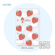 Molinta - Sweet Strawberry M5 Loose Leaf Storage Folder

Store all your little vinyl stickers, sticker flakes, memo sheets, and scraps used for journaling in this folder and retrieve it whenever you need conveniently in your binder!

Specifications: 67mmx110mm
Material: Cast PP