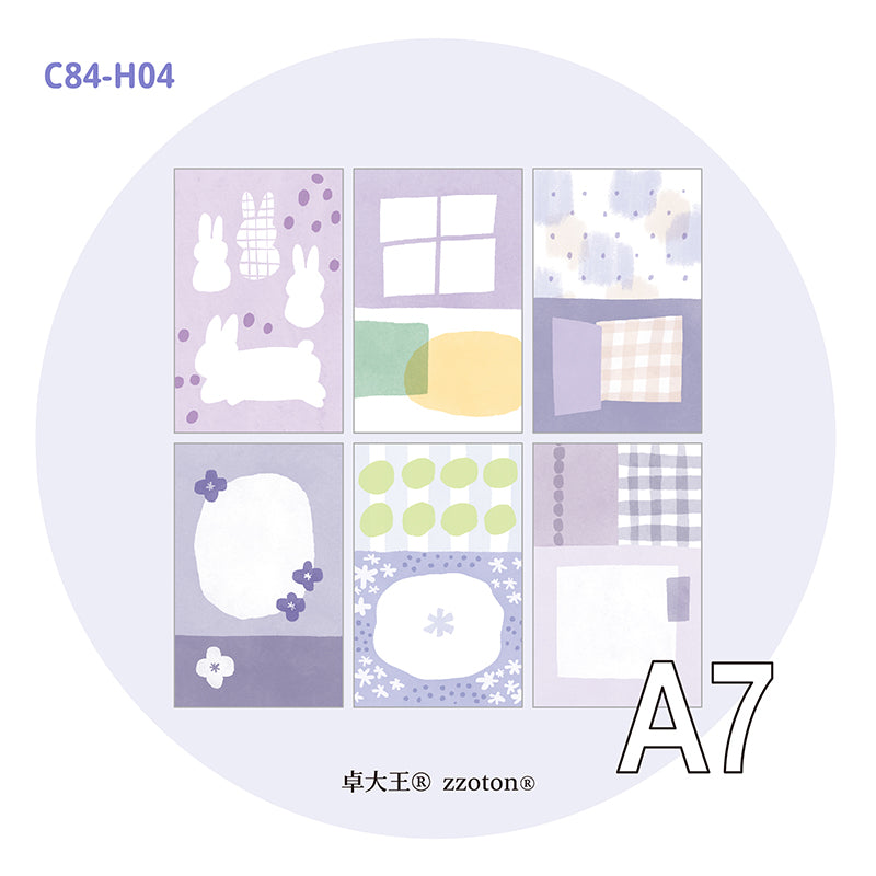 Molinta - Taro Paste Light Purple A7 Memo Sheets

Enjoy these cute memo sheets with 6 different patterns front and back! 4 pages of each pattern.

Specifications: 80mmx120mm
Material: 120g cotton paper

Number of pages: 24