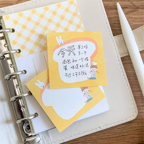 Molinta - Toast Sticky Notes

Take notes or decorate your planner with this cute sticky note set!

50mm x 50mm
120g white kraft paper
50 pages