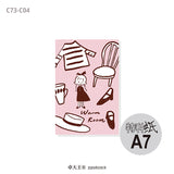Molinta - Warm Room A7 Notepad

Enjoy 4 sets of 25 different designs that total to 100 sheets that have all kinds of specific texture characteristics to add charm to your journal!

Specifications: 80mmx120mm
Material: 300g super-sensitive paper
Inner page material: 100-130g mixed specialty paper
Full color pages inside
Quantity: 25 kinds of mixed specialty paper per book, 4 pages of each kind, 100 pages in total