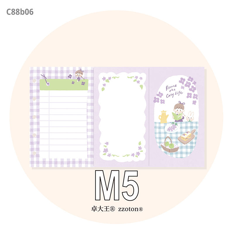 Molinta - Week at Your Disposal M5 Tri-Fold Pages

Plan out your week with a full, undated weekly layout split into three sections to customize with your own creative touch!

Specifications: 183mmx105mm
Material: 120g white craft

Number of pages: 10