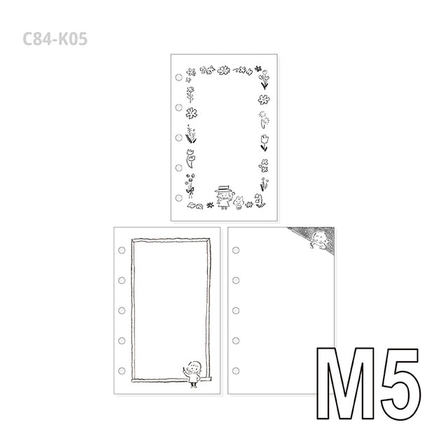 Molinta - White Sketch M5 Memo Sheets

Enjoy 30 sheets of these 3 adorable designs of different white sketches to add an authentic artistic touch to your journal!

Specifications: 67mmx105mm
Material: 100g white kraft paper
Number of pages: 30