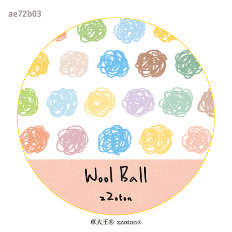 Molinta - Wool Ball Washi Tape

5m x 10mm

Material: Washi Tape
Includes 1 Roll&nbsp;