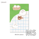 Molinta Coloring Time M5 Memo Sheets

Bring a burst of creativity to your planner, journal, or everyday notes with this charming memo set from Molinta. Each pad includes 24 double‑sided sheets, giving you plenty of space for lists, reminders, decorative accents, or colorful journaling moments.

Specifications: 67mm x 105mm
Material: 120g cotton paper

Double-sided
Number of pages: 24