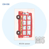Molinta M5 Memo Paper - Mood Bus

Designed with a charming bus‑themed layout, this memo pad helps you record your moods throughout the week while adding a playful touch to your journaling, planning, and creative projects.

Specifications: 67mm x 105mm
Double-sided

Material: 120g white kraft paper
Number of pages: 20