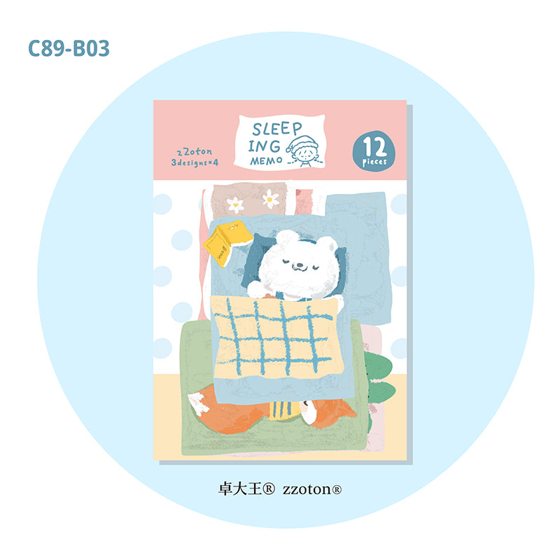 Molinta Memo - Sleeping

A soft and dreamy memo set designed to bring gentle charm to your journaling, planning, and everyday note‑taking.

95x135mm
3 designs with 4 of each design
12 total pieces&nbsp;