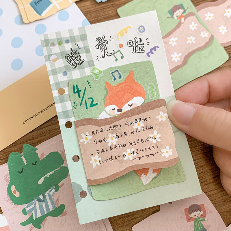 Molinta Memo - Sleeping

A soft and dreamy memo set designed to bring gentle charm to your journaling, planning, and everyday note‑taking.

95x135mm
3 designs with 4 of each design
12 total pieces&nbsp;