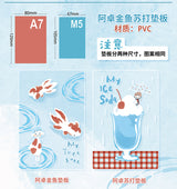 Molinta Pencil Board - Goldfish Soda

A refreshing and cheerful pencil board designed to brighten your journaling, planning, and note‑taking. Slip it behind your planner or notebook pages to create a smooth, firm writing surface—perfect for clean lines, crisp handwriting, and preventing ink bleed‑through.&nbsp;

Specifications: 80mm x 120mm
Material: PVC
Includes 1 pencil board

Get the matching binder here: Molinta Binder - Goldfish Soda – Little Craft Place