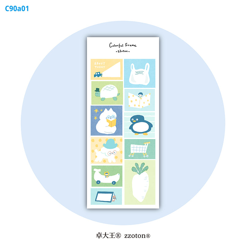 Molinta Sticker Sheet - Colorful Frames

A bright and charming way to frame your memories, decorate your planner, and add personality to any creative project. With two sheets included, you get plenty of playful frames to mix, match, and enjoy.

80x170mm
Material: Writing Paper
Includes 2 sticker sheets