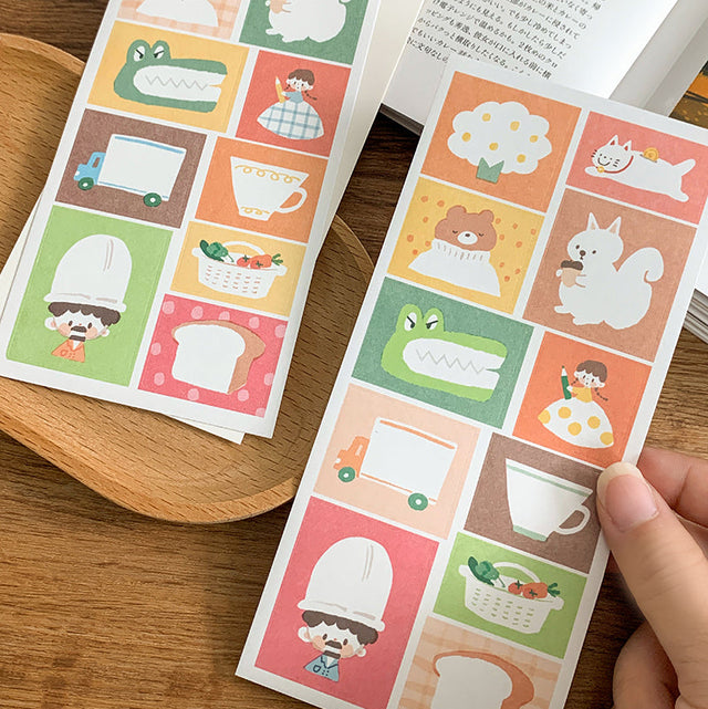 Molinta Sticker Sheet - Colorful Frames

A bright and charming way to frame your memories, decorate your planner, and add personality to any creative project. With two sheets included, you get plenty of playful frames to mix, match, and enjoy.

80x170mm
Material: Writing Paper
Includes 2 sticker sheets