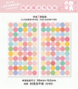 Molinta Sticker Sheet - Dots

Each dot sticker brings a pop of color and personality, perfect for decorating planners, recipe journals, happy mail, or gift packaging.

90x162mm
Material: Cotton Paper
Includes 1 sticker sheet