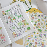 Featuring an adorable collection of lemon themed illustrations, this sticker sheet adds a sweet, whimsical touch to planners, cards, photo albums, and creative projects. Each design is printed on durable paper with vibrant colors for easy decoration!