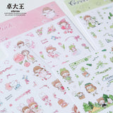 Molinta Sticker Sheet - Pink

Celebrate your love for all things pink with this charming Molinta sticker sheet. Featuring adorable illustrations in Molinta’s signature whimsical style, these stickers are perfect for decorating planners, journals, scrapbooks, and happy mail.

105x148mm
Material: Japanese Paper
Includes 2 sticker sheets