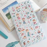 Featuring an adorable collection of plum themed illustrations, this sticker sheet adds a sweet, whimsical touch to planners, cards, photo albums, and creative projects. Each design is printed on durable paper with vibrant colors for easy decoration!