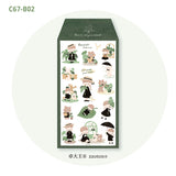Featuring an adorable collection of plant themed illustrations, this sticker sheet adds a sweet, romantic touch to planners, cards, photo albums, and creative projects. Each design is printed on durable PVC material for crisp colors and long‑lasting use.