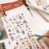 Molinta Sticker Sheet - Stationery

Celebrate your love for stationery with this charming Molinta sticker sheet. Featuring adorable illustrations in Molinta’s signature whimsical style, these stickers are perfect for decorating planners, journals, scrapbooks, and happy mail.

90x158mm
Material: Writing Paper
Includes 1 sticker sheet
