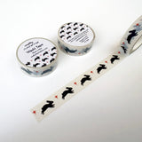 Molly Illustration - Leaping Bunny Decorative Washi Tape

This washi tape is my own original design.

Each decorative washi tape roll is 15mm wide and 10m in length and comes vacuum sealed in plastic with a matching sticker label.