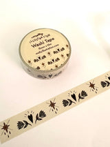 This washi tape is my own original design.

Each decorative washi tape roll is 15mm wide and 10m in length and comes vacuum sealed in plastic with a matching sticker label.


Washi tape is easy to stick to &amp; peel off of paper for repositioning and leave no residue.
Great for scrapbooking, journaling, planners, snail mail, gift wrapping and more!