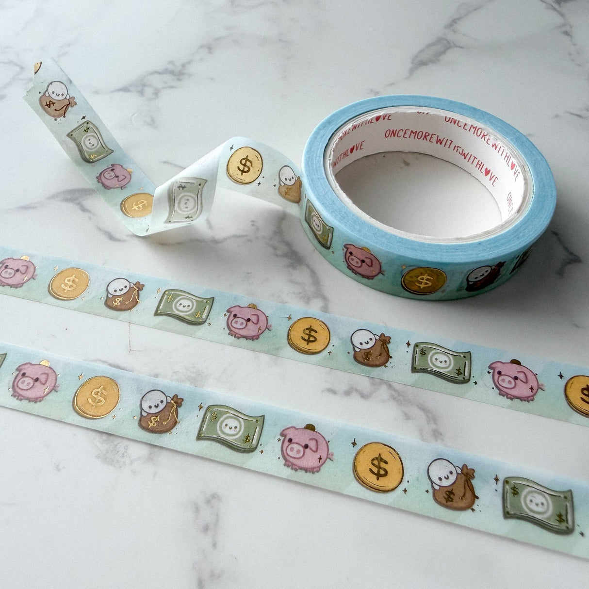 Once More With Love Washi Tape - Money 2.0