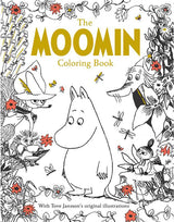 Join the Moomin world and color in your favorite characters, from Moomintroll and Moominpappa to The Groke and Mr. Fillyjonk, in this delightful coloring book based on the famous children's book series.

This coloring book contains Tove Jansson's original detailed illustrations of your favorite Moomin characters alongside some of the books' most iconic quotes. Immerse yourself in the Moomin world as you color in classic characters and landscapes that will be sure to captivate children and adults alike!
