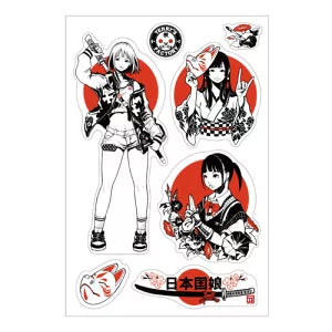 Multi-Sticker Terry's Factory - Japanese Girl 2