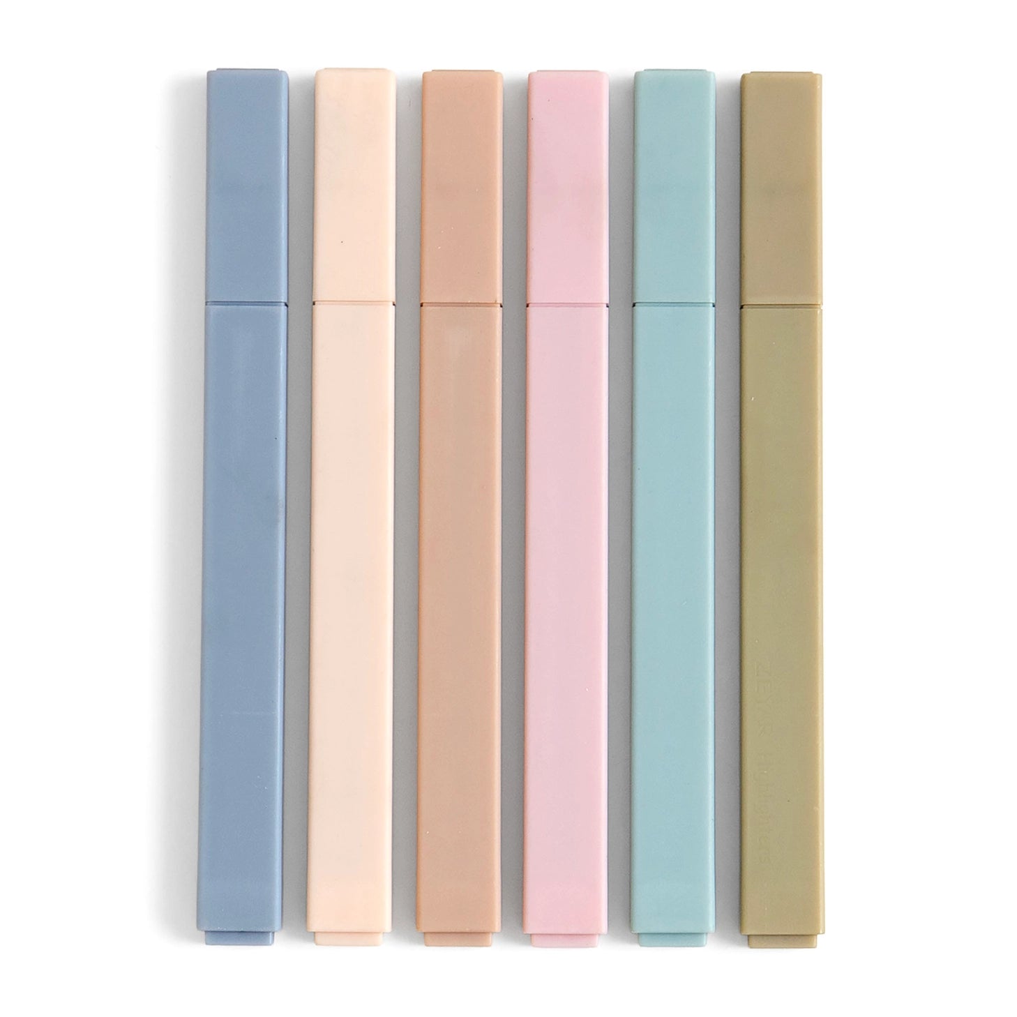 Keep things calm, clean, and color-coded with the Muted Highlighter Set. This set of 6 soft-toned markers brings a subtle, sophisticated touch to your notes, planners, and journals. Each highlighter features a chisel tip for versatile use—perfect for highlighting key points or creating gentle headers without the visual clutter. Packaged in a modern, minimalist case, these highlighters are great for students, teachers, professionals, and anyone who prefers a quieter palette. A stylish and functional gift for