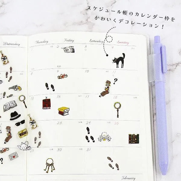 Mystery Sticker Sheet

This is a small size transparent material sticker that is easy to decorate in planners or journals. It contains two identical illustrations, so you can use it for preservation, matching, or sharing.

Sheet size: Length 150× Width 90mm
Includes 1 sticker sheet