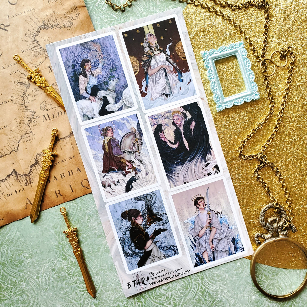 STICKII Mythical Women Sticker Sheet