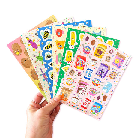 Nadia Hassan - Silly Cereals Sticker Sheet