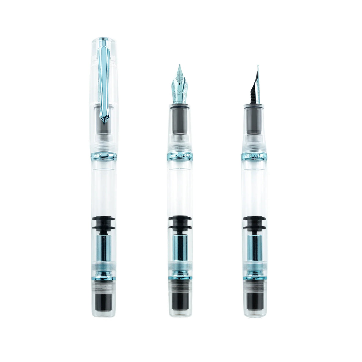 This time we’ve captured the essence of the frigid final months of the year with furniture, trim and nib done in an icy blue finish. These striking features have again been married to our trust piston fill system, and in-house nibs, ensuring a smooth and seamless writing experience. The clear barrel of the Original: Winter also entices enthusiasts to find a perfect ink match!