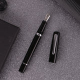 Yes, the Nahvalur fountain pen is a real pen! The Nahvalur drinks deep of fountain pen ink with an internal piston-filling mechanism. The stainless steel fine writing nib has a consistent flow to keep up with an ocean of thoughts.