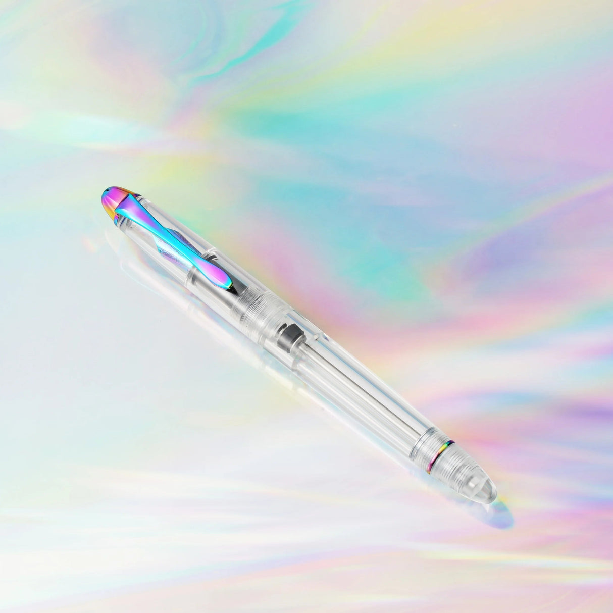 Nahvalur is proud to unveil the Fathom: Pride Limited Edition, the debut model in our all-new Fathom Collection. Designed to celebrate Pride Month and honor the vibrant LGBTQ+ community, this striking demonstrator fountain pen features iridescent rainbow-plated accents that shimmer with every angle—capturing the spirit of diversity, unity, and self-expression.