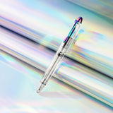 Nahvalur is proud to unveil the Fathom: Pride Limited Edition, the debut model in our all-new Fathom Collection. Designed to celebrate Pride Month and honor the vibrant LGBTQ+ community, this striking demonstrator fountain pen features iridescent rainbow-plated accents that shimmer with every angle—capturing the spirit of diversity, unity, and self-expression.