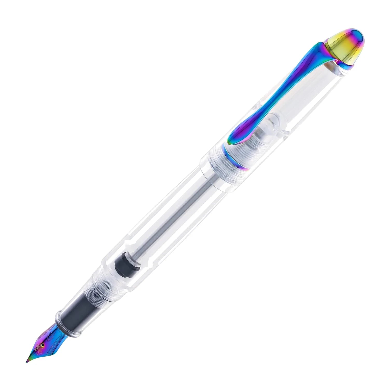 Nahvalur is proud to unveil the Fathom: Pride Limited Edition, the debut model in our all-new Fathom Collection. Designed to celebrate Pride Month and honor the vibrant LGBTQ+ community, this striking demonstrator fountain pen features iridescent rainbow-plated accents that shimmer with every angle—capturing the spirit of diversity, unity, and self-expression.