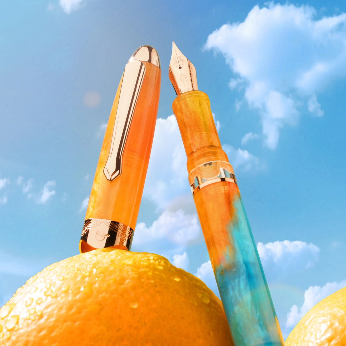 The Horizon collection is undeniably Nahvalur in every way—from our signature transparent ink window, to the piston-filling mechanism, all the way through its smooth in-house stainless steel nibs in fine, medium, broad, stub, and double broad sizes, the Horizon collection confidently embodies the very best of Nahvalur.