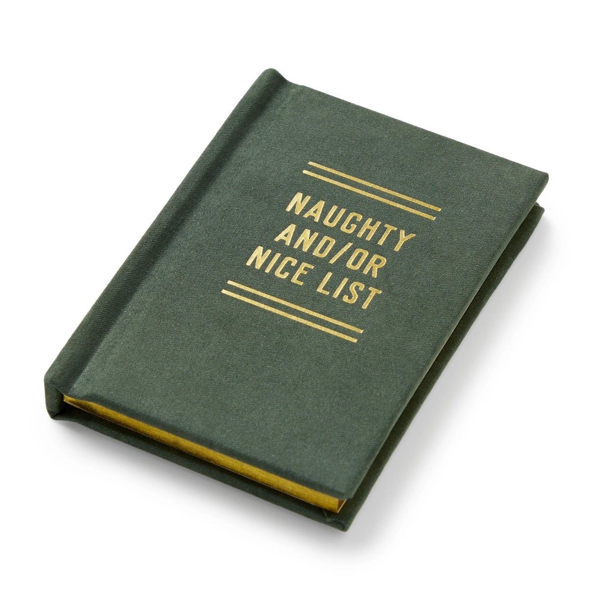 Introducing the tiniest holiday helper you’ll ever own—our 2.75” by 3.75” Naughty and/or Nice Tiny Diary, complete with 112 gilded-edge pages for jotting down all your festive deeds (or misdeeds). Whether you’re tracking gift ideas, holiday parties, or questionable decisions made under the influence of eggnog, this diary is your pocket-sized confessional for the season.&nbsp;

With a nostalgic design that feels straight out of Santa’s secret stash, this diary brings old-school charm to your modern holiday c
