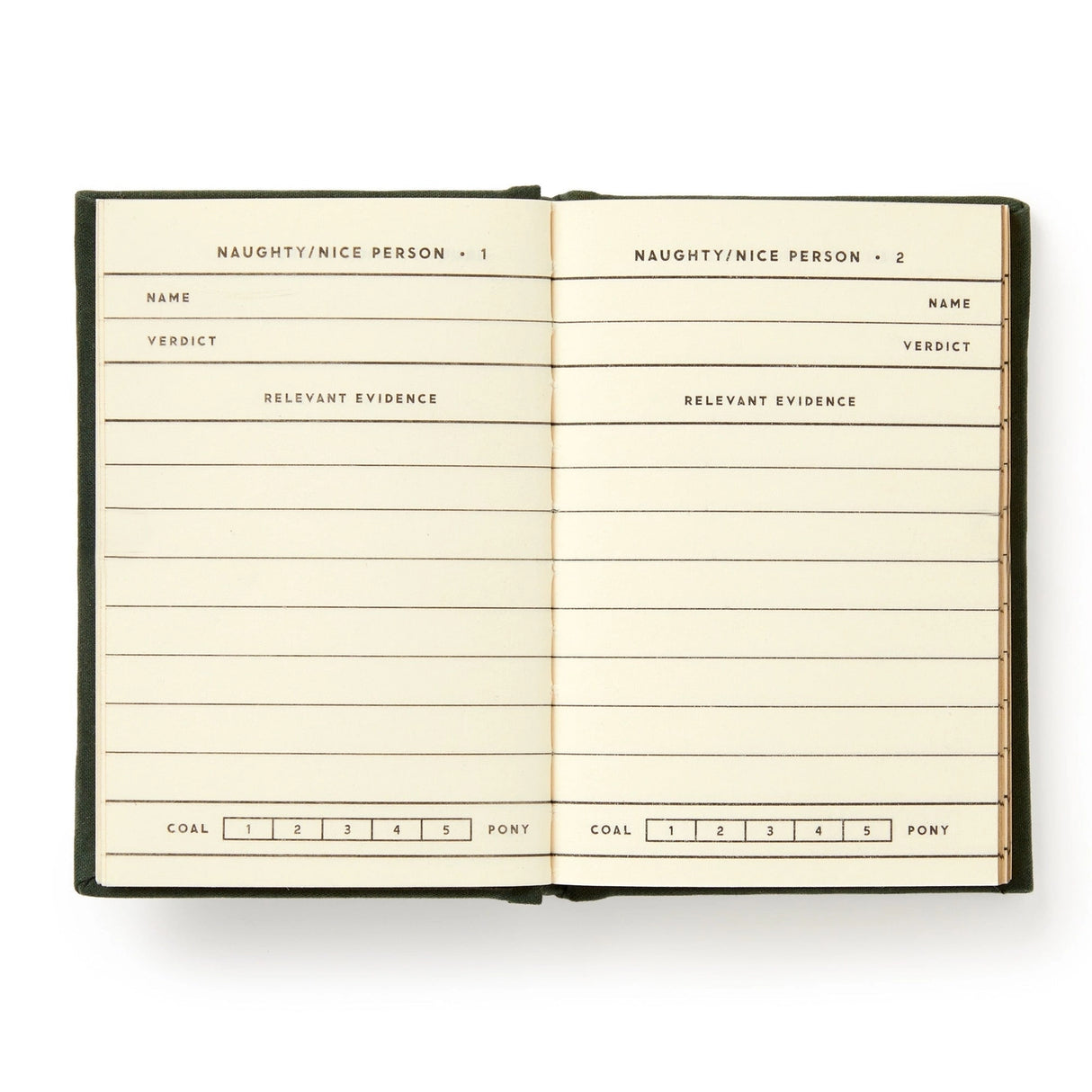 Introducing the tiniest holiday helper you’ll ever own—our 2.75” by 3.75” Naughty and/or Nice Tiny Diary, complete with 112 gilded-edge pages for jotting down all your festive deeds (or misdeeds). Whether you’re tracking gift ideas, holiday parties, or questionable decisions made under the influence of eggnog, this diary is your pocket-sized confessional for the season.&nbsp;

With a nostalgic design that feels straight out of Santa’s secret stash, this diary brings old-school charm to your modern holiday c