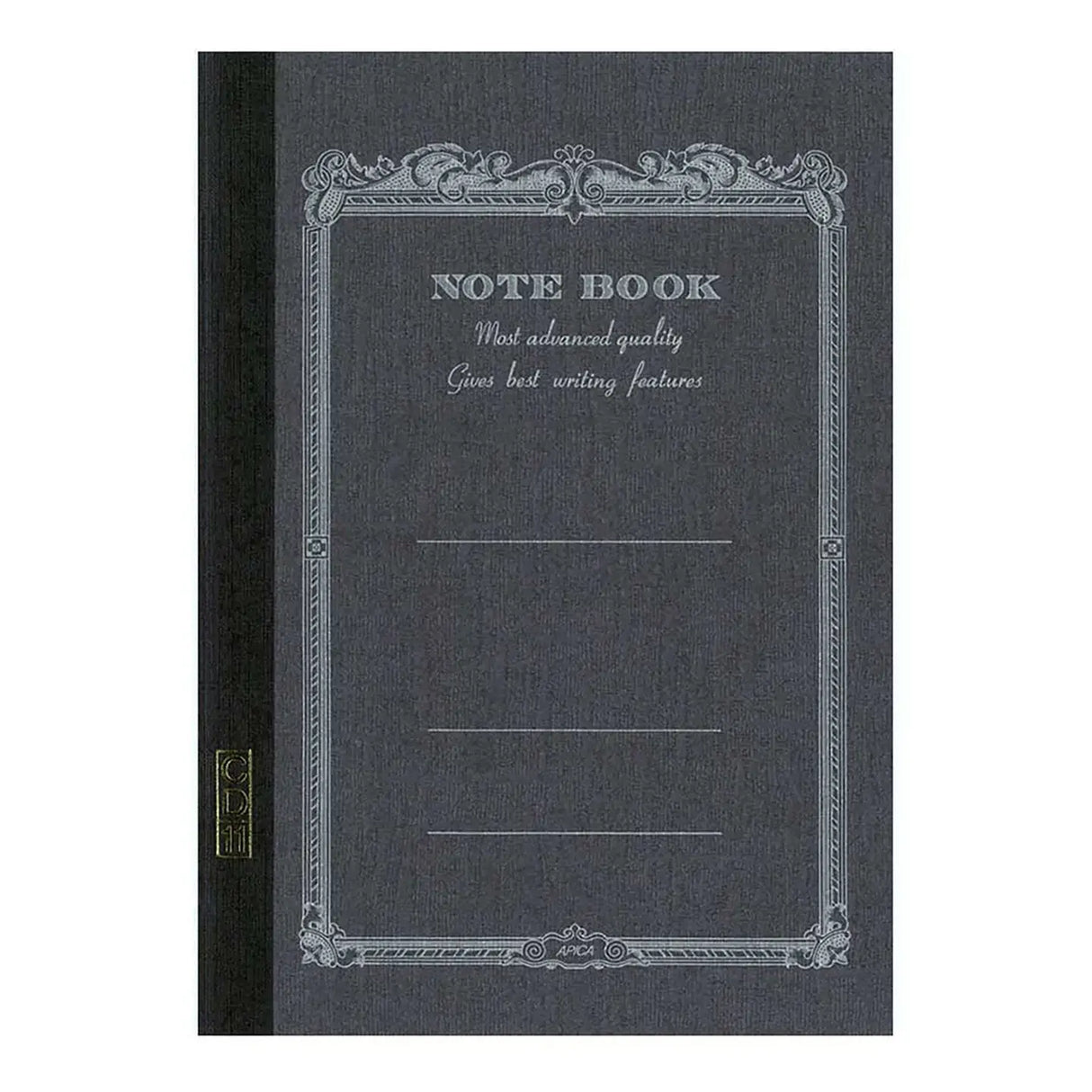 High-quality notebooks are ideal for jotting ideas, taking notes, sketching, making lists, and more. They are perfect for use at home or the office.&nbsp;

It contains white, ruled, acid-free paper.
Comes in a variety of colors, including white, ivory, sky blue, red, aqua blue, green, charcoal, mustard yellow, and navy.
The cover is made from thick, brightly colored specialty paper.&nbsp;
Sturdy thread binding allows the notebook to lay flat, making writing a breeze.&nbsp;
The exterior features a classical 