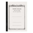 High-quality notebooks are ideal for jotting ideas, taking notes, sketching, making lists, and more. They are perfect for use at home or the office.&nbsp;

It contains white, ruled, acid-free paper.
Comes in a variety of colors, including white, ivory, sky blue, red, aqua blue, green, charcoal, mustard yellow, and navy.
The cover is made from thick, brightly colored specialty paper.&nbsp;
Sturdy thread binding allows the notebook to lay flat, making writing a breeze.&nbsp;
The exterior features a classical 