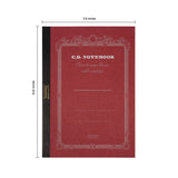 High-quality notebooks are ideal for jotting down ideas, taking notes, sketching, making lists and more. They are perfect for use at home or the office.&nbsp;


Contains silky white, acid free paper that allows for effortless writing.
Notebooks available in ruled, grid and plain paper options.
Heavy duty covers feature a glitter accent.
Silver and gold foil text on the cover also decorate this upscale notebook.
Sturdy thread binding allows the notebook to lay flat for comfortable writing.
Red threading matc