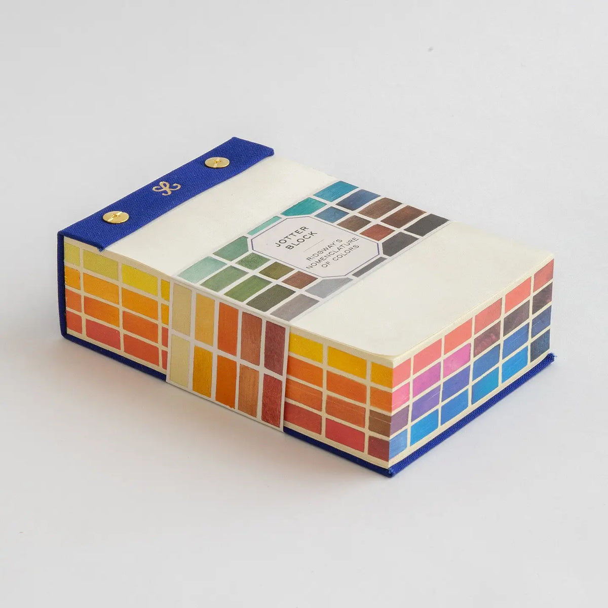 Bring a sense of curiosity and colour to everyday note-taking with this beautifully crafted Jotter Block, inspired by Ridgway’s Nomenclature of Colors — the influential 1886 colour reference guide created by ornithologist Robert Ridgway to help describe the colours of birds, plants, and the natural world with greater precision. Featuring carefully arranged vintage colour swatches, the design celebrates the artistry and scientific curiosity of historic colour theory.

Thoughtfully reimagined by Roomytown’s d