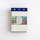Bring a sense of curiosity and colour to everyday note-taking with this beautifully crafted Jotter Block, inspired by Ridgway’s Nomenclature of Colors — the influential 1886 colour reference guide created by ornithologist Robert Ridgway to help describe the colours of birds, plants, and the natural world with greater precision. Featuring carefully arranged vintage colour swatches, the design celebrates the artistry and scientific curiosity of historic colour theory.

Thoughtfully reimagined by Roomytown’s d