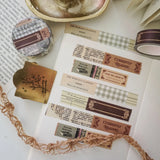 Hand-drawn book washi tape with cosy patterns &amp; literary pages. Perfect for journaling, planners &amp; bookish crafts. Designed in the UK by Rebecca of Note &amp; Wish.

This book lover washi tape is designed for readers, journalers and stationery fans who want to bring a literary touch to their creative project. Featuring hand-drawn book-themed patterns and pages.

Length: 10m&nbsp;
Width: 15mm