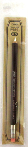 Lápiz mecánico de madera OHTO de 0,5 mm, color rojo oscuro