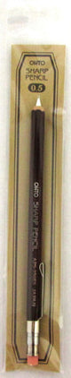 Lápiz mecánico de madera OHTO de 0,5 mm, color rojo oscuro