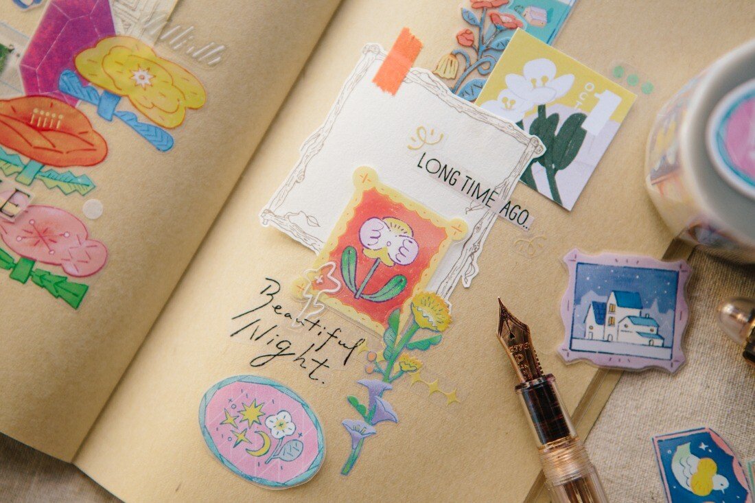 Enjoy these mystical fairy tale themed designs that only come alive during the night time right before bed.

Matte PET Tape
Width: 4.4cm / Length: 10m
88 cm per cycle