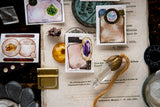Decorate your pages or gifts with a variety of sticky memos that have a corresponding gem to each of them and a space to write a small message, making it perfect for quick entries or gift giving. Perfect for those who are a fan of crystals.