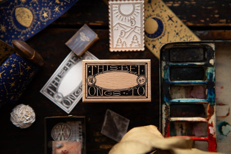 OURS Studio This Belongs to... Rubber Stamp