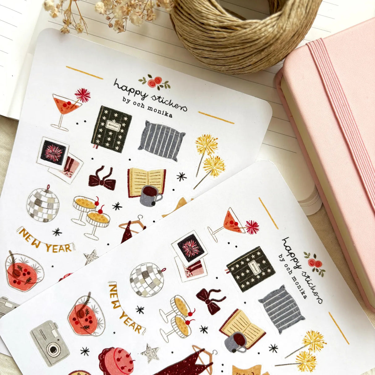 A sticker sheet full of cute little stickers perfect for planners, journals, or scrapbooking ❤